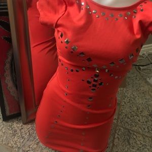 Never worn Nastygal red dress